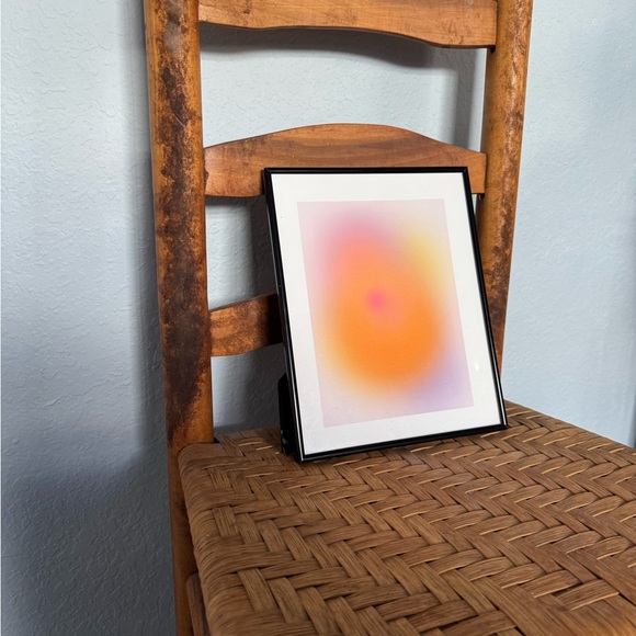 Framed Abstract Gradient Print - Picture 3 of 4
